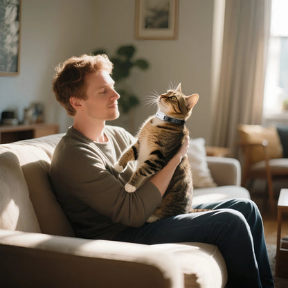 3000-3300FT Cat Training Collar Anti-Meow Automatic & Remote Control Cat Shock Collar Waterproof & Soft Silicone Material