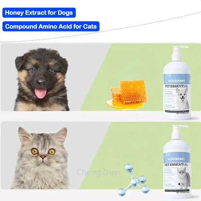 500ml Pet Bath Shampoo Cats Dogs Shower Gel Gentle Cleansing Deodorant Anti Itch Long Lasting Scent Pet Health Cleaning Products