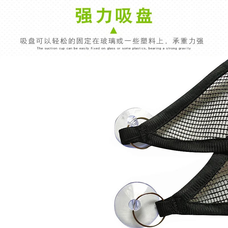 1pc Bearded Dragon Hammock Lizard Lounger Ladder Hanging Bed Accessories Reptile Habitat Terrarium Decoration