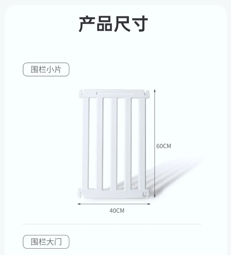 Pet Enclosure Fences Plastic 60CM Indoor Outdoor Small Dog Stable Multi-functional Pet Restriction Cage Supplies Accessories
