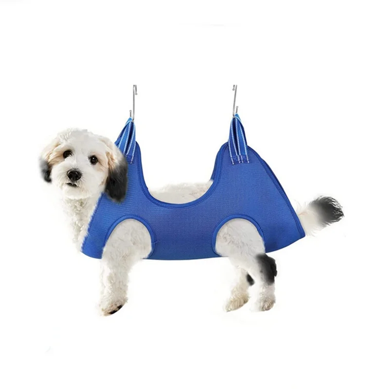 ABKJ-Dog Cat Grooming Nail Cutting Hammock Anti Scratch Fixed Bag Bath Trimming Restraint Bag Pet Hanging Supplies