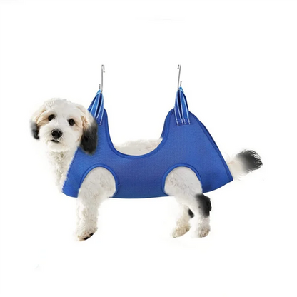 ABKJ-Dog Cat Grooming Nail Cutting Hammock Anti Scratch Fixed Bag Bath Trimming Restraint Bag Pet Hanging Supplies