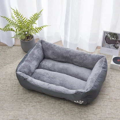 Color square winter soft warm house for dog bed for dog mat waterproof cat bed pet bed for Large Medium Small Dog House
