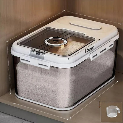 Large Capaci Sed Rice Storage Box Household Kitchen Storage Container for Rice And Flour Anti-Bug And Moisture Proof
