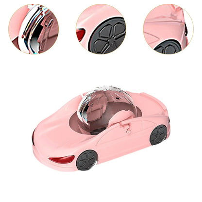 Hamster Running Ball Hamster Exercise Wheel Multiuse Hamster Toy Car Enjoyable  Sports Design Clear for Rat Small Animals Ferret