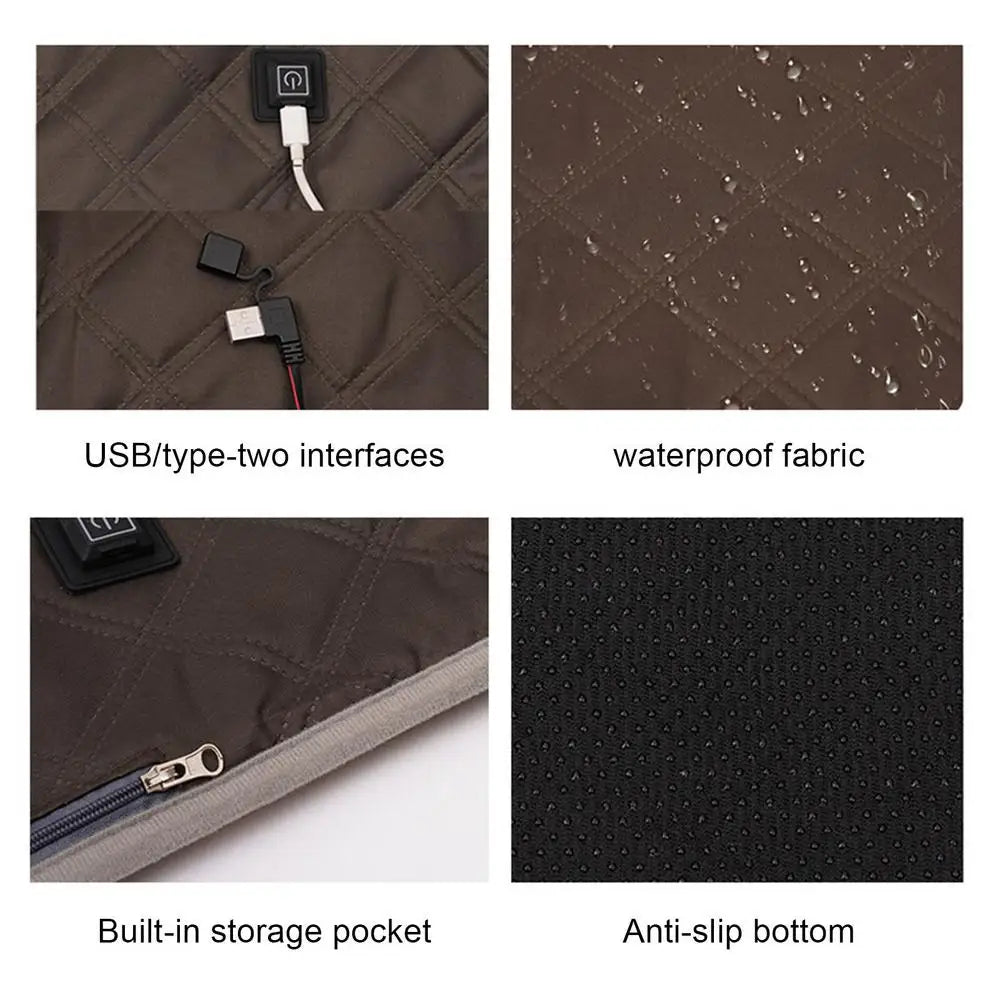 USB Heating Pad For Pet Winter Warmer Temperature Adjustable Intelligent Heating Mat For Cat Dog Nest Electric Heated Cushion