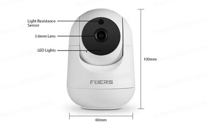 Tuya Smart WiFi IP Pets Camera Home Security Dog Cats Camera 4K 8MP HD Video Night Vision Surveillance AI Alerts Mini Camera