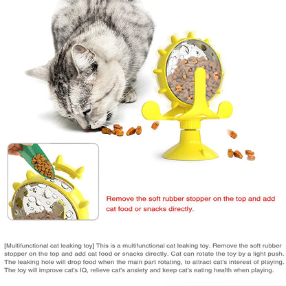 cat treat wheel, interactive puzzle feeder,  food dispensing toy, fun cat games, indoor cat entertainment