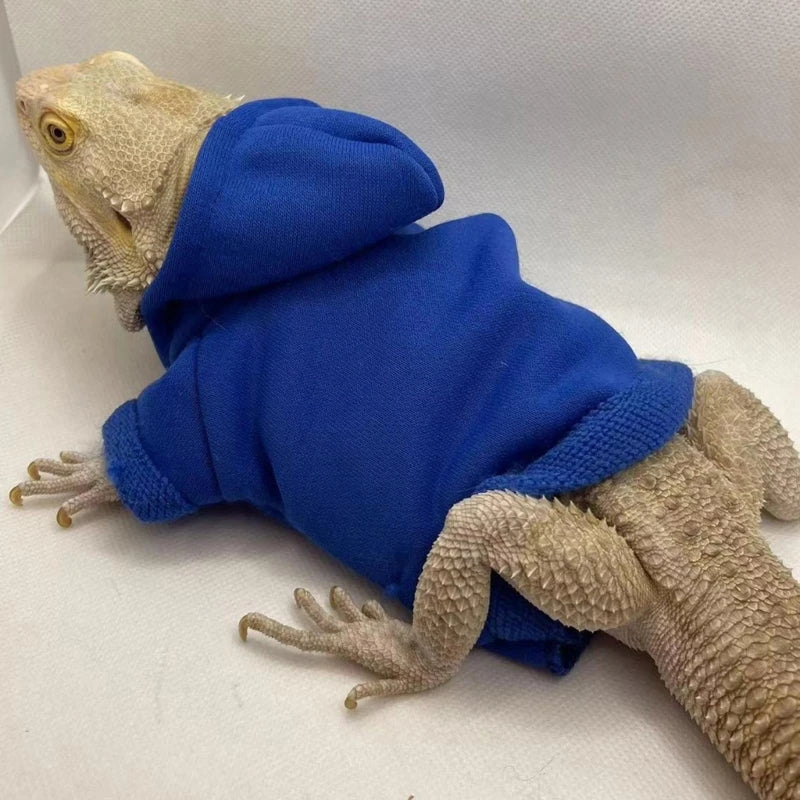 Fashion Bearded Dragon Clothes Costume Accessories Warm Apparel Clothing Hand-made Warm Coat Jackets for Small Animal Geckos