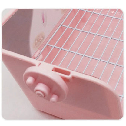 Rabbit Litter Box Toilet for Small Animal Corner Litter Pan Bunny Potty Trainer