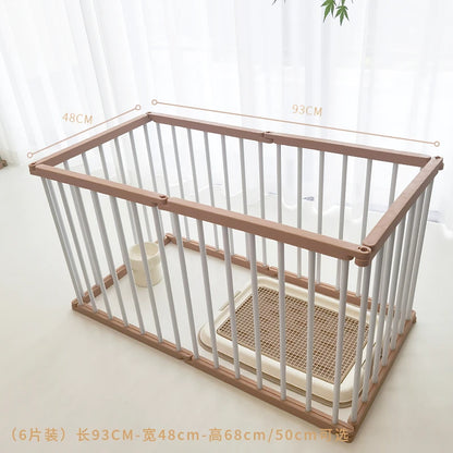 Dog Cage Strong and Durable Smooth Dogs Pets Indoor Fence Anti-rust Dog Fences Creative Design Easy Install Pet Product Supplies