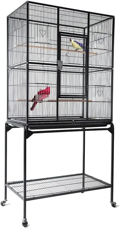 3 Layers Platform Chinchilla Sugar Glider Cockatiel Steel Cage Parrot Bird Cage Large Breeding Aviary Outdoor