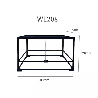 Glass Climbing Pet Rainforest Breeding Tank for Snake Python Tortoise and Lizard,Ecological Landscape Terrarium for Arboreal