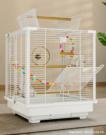 Large Sugar Glider Cage -Vertical Wire Rat & Flying Squirrel Habitat Anti-Splash Escape-Proof Design Easy Clean Luxury Enclosure