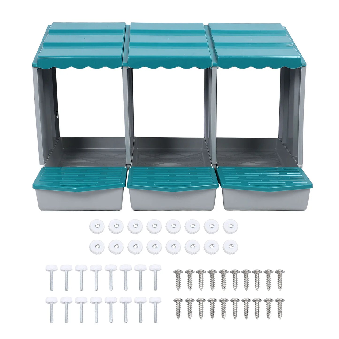 Chicken Nesting Box PP Chicken Egg Laying Box for Hens Ducks Poultry Comfortable Spacious Easy To Clean Chicken Egg Laying Box