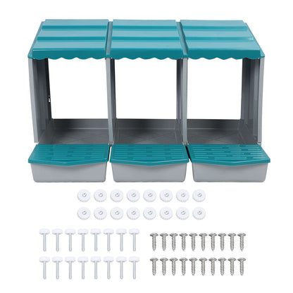 Chicken Nesting Box PP Chicken Egg Laying Box for Hens Ducks Poultry Comfortable Spacious Easy To Clean Chicken Egg Laying Box