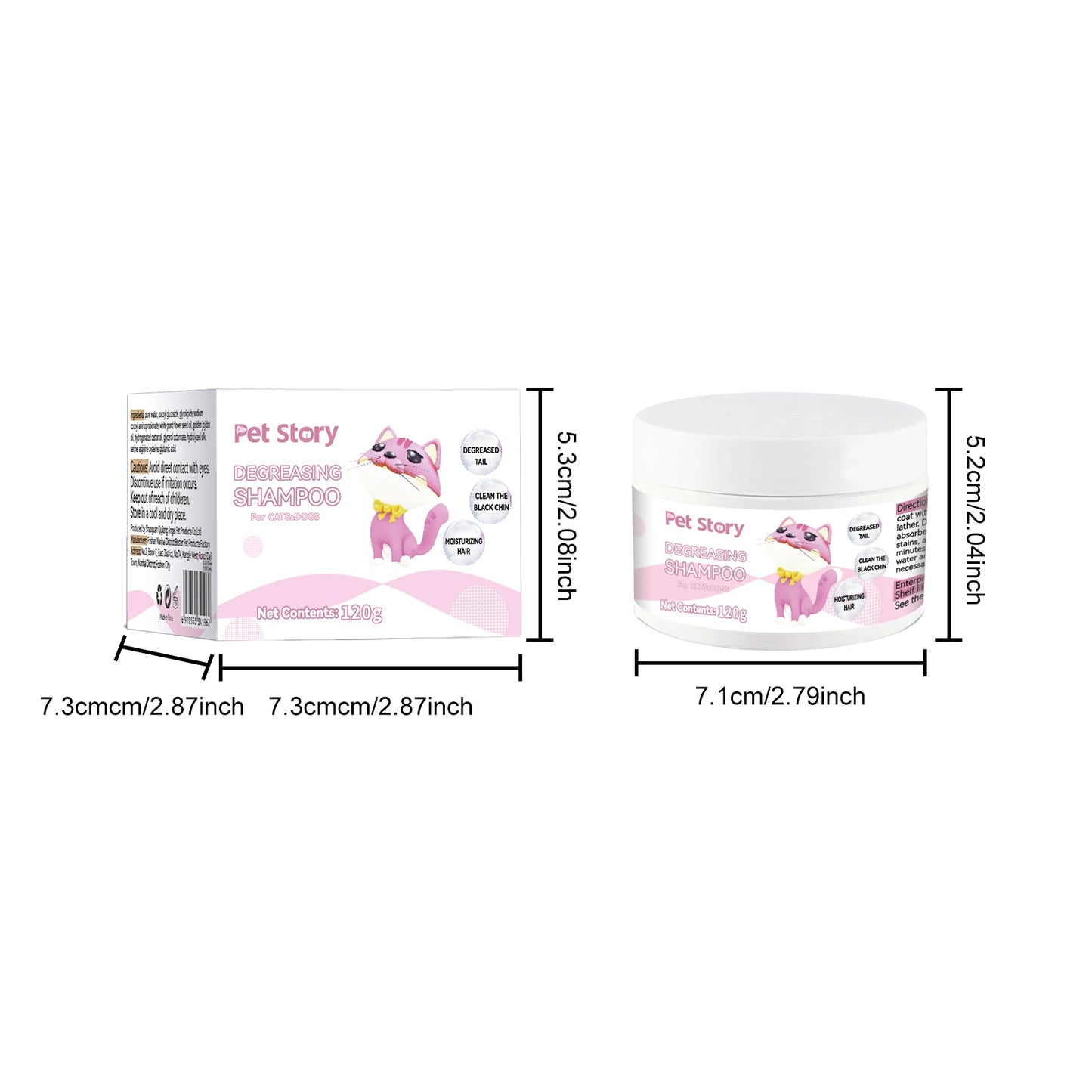 1pcs Premium Whitening Pet Grooming Shampoo - Cat Dog Universal Bath Shampoo With Lasting Fragrance And Clean Formula