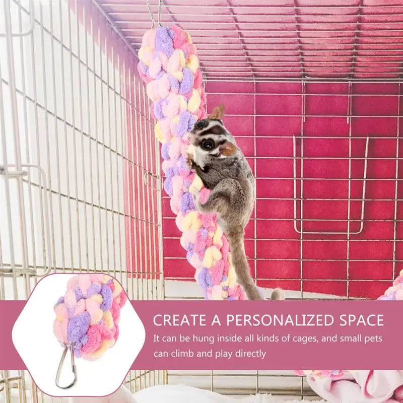 Interesting Rat Toy Wear-resistant Guinea Pig Toy Portable Sugar Glider Plaything Cage Interesting Guinea Pig Toy Rat Accessory