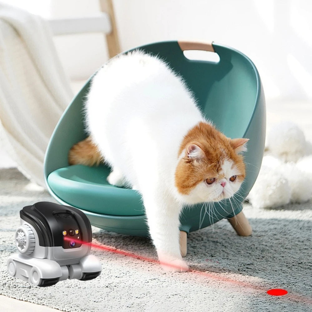 360 Degree Rotating Pet Camera with Two Way Talk Function and Night Detection Robot Cameras for Home Security