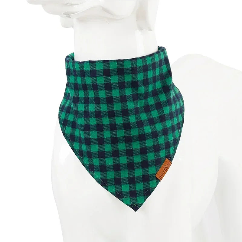 Dog Bandana Collar Scarf for Puppy & Cat Small Medium Large Dogs Adjustable Collars Pet Handkerchief Bibs Dress-up Accessories