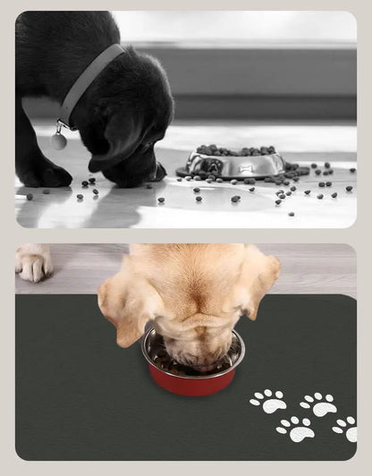 Diatomaceous mud pet mat Feeding mat for cats and dogs non-slip anti-spill easy to clean pet placemat absorbent quick drying mat