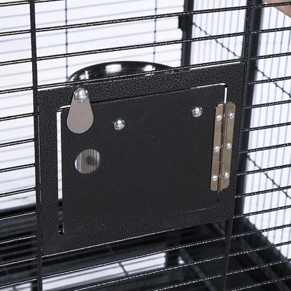NO STOCK, PLEASE DONT BUY Wire Iron Metal Bird Cage with Wheel Aviary Canary Pigeon Breeding Aviaries Large Bird Cages