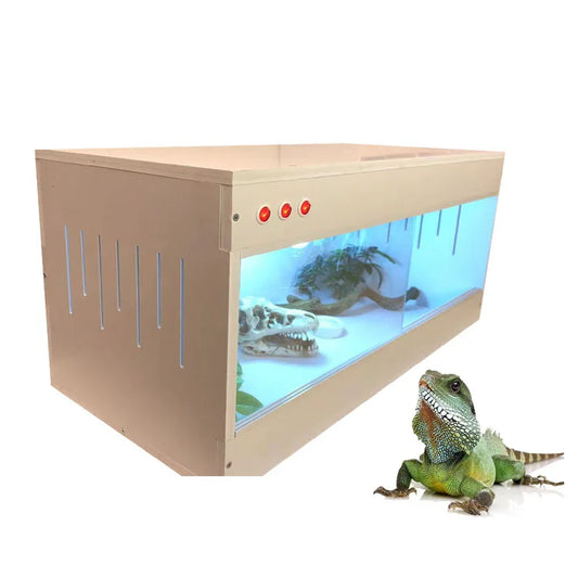 PVC Pet Animal Cage 80*40*40cm Reptile Fence Snake Beard Dragon Breeding Room Reptile Container