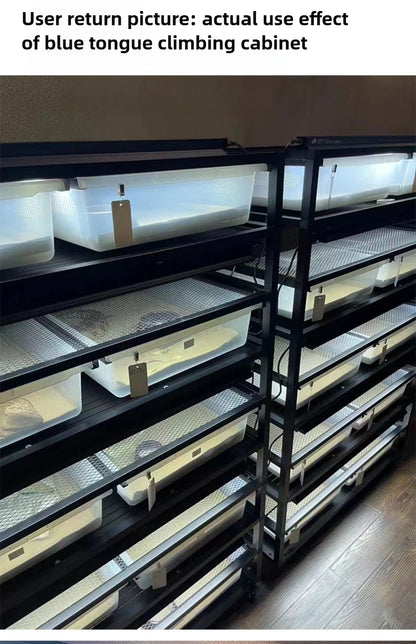 T5 Reptile Light Fixture 8W Reptile Terrarium Hood 5.0/10.0 UVB Light Bulb Fluorescent Tube for Bearded Dragon Lizards Tortoises