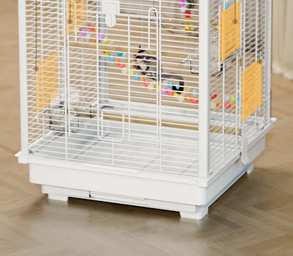 Large Sugar Glider Cage -Vertical Wire Rat & Flying Squirrel Habitat Anti-Splash Escape-Proof Design Easy Clean Luxury Enclosure