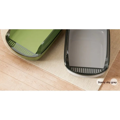 Semi-enclosed, breathable, odorless cat litter box, anti-splash cat litter box, pet supplies