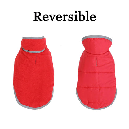 Reflective Pet Clothes Cute Windproof Reversible Kitten Jacket Coat Winter Warm Thicken Fleece Cat Costume For Small Cats Sphynx