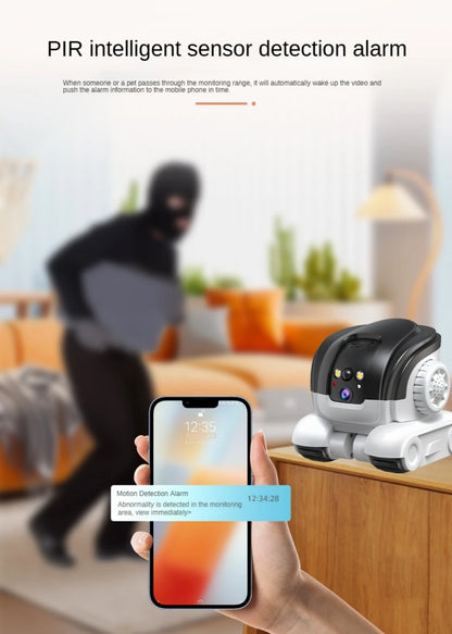 Pet Camera Dual Lens Wifi Camera Robot Pet Tracking Color Night Vision Laser Indication Teasing Remote Monitor Home Camera