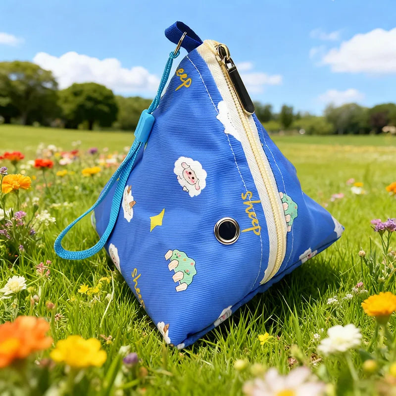 Sugar glider triangular nest for going out, hamster, honey weasel, carry bag, portable, fleece warm nest