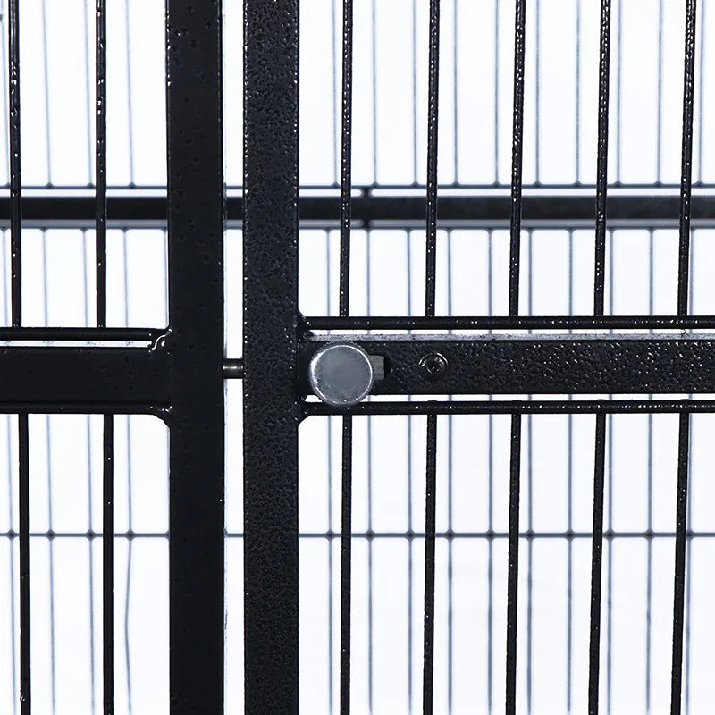 NO STOCK, PLEASE DONT BUY Wire Iron Metal Bird Cage with Wheel Aviary Canary Pigeon Breeding Aviaries Large Bird Cages