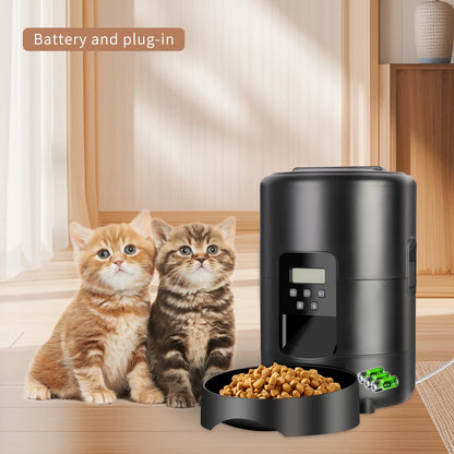 2L APP Control Automatic Pet Feeder Button Version Auto Cat Food Dispenser Smart Control Pet Feeder Dry Food Bowl for Cats Dogs