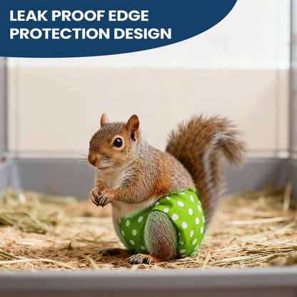 Ferret Diapers Highly Absorbent Leak-proof Bunny Diapers for Rabbits for Gerbils Mice Degus Ferrets Hamster Chinchillas