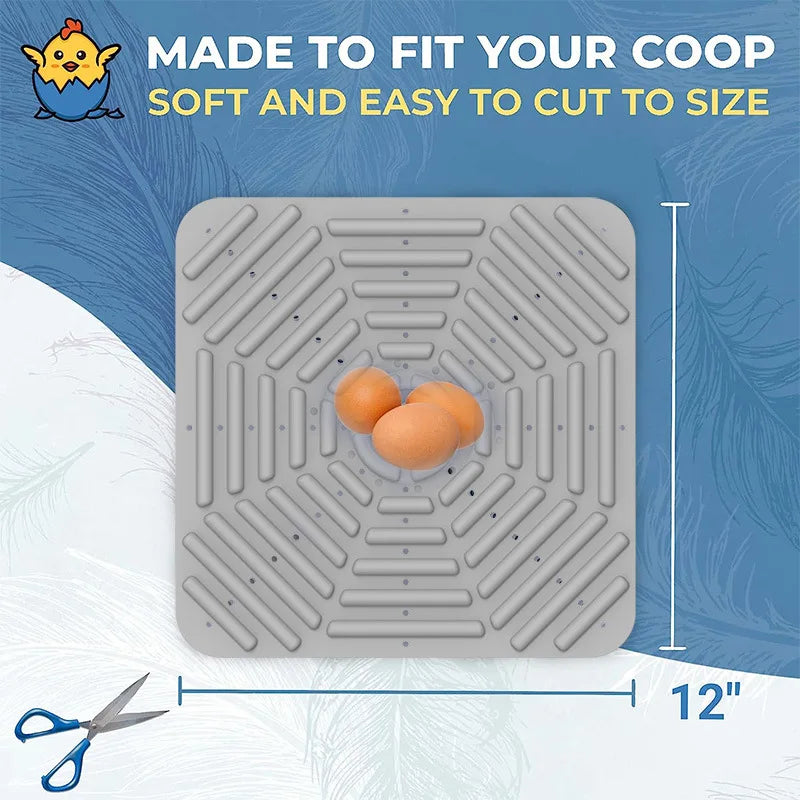 Chicken Egg Laying Mat Heating Nesting Breeding Pad Soft Poultry Bedding Liners Nest Box Pad For Chicken Birds Reptiles Hamsters