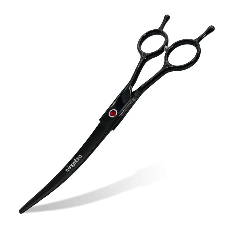 Pet Grooming Scissors   7inch Right and Left Hand Curved Scissors For Dog Grooming
