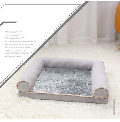 Cat Dog Bed Sofa Warm Cat Nest Pet Bed for Small Medium Dogs Cats Comfortable Plush  Non-slip Puppy Pet Supplies Sofa Bed