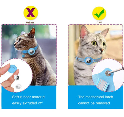 Pet Locator Collar Tracking Cat Collar for Anti-Lost Locator Positioner protective sleeve