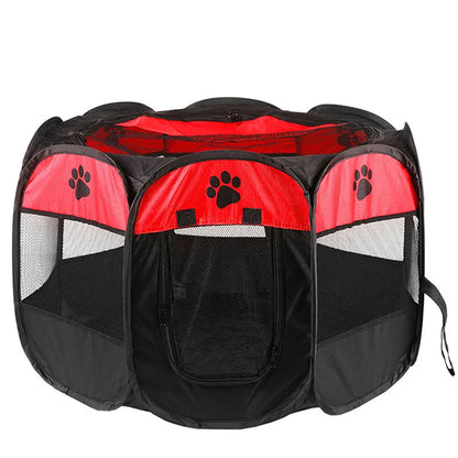 Pet nest pet dog cat delivery room foldable cat nest pet fence tent octagonal cage pet supplies