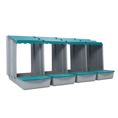 Chicken Nesting Box PP Comfortable Spacious Easy To Clean Chicken Egg Laying Box for Hens Ducks Poultry Supplies