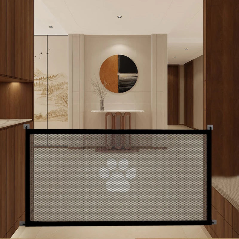 Dog Gate Mesh With 4Pcs Hook Dog Fence For Indoor and Outdoor Safe Pet Dog gate Safety Enclosure Pet supplies Dog Safety Fence