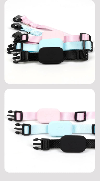 New Pet GPS Tracker Collar for Cats Dogs iOS Compatible Find My Device Anti Lost Waterproof Real Time Tracking Smart Locator
