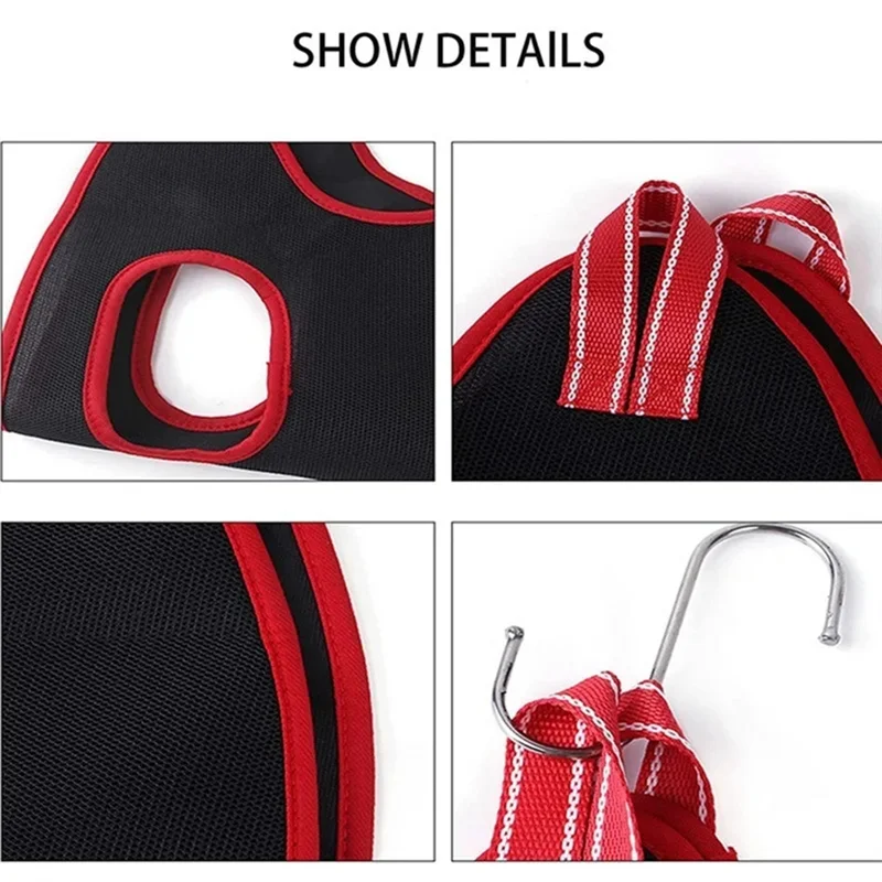 ABKJ-Dog Cat Grooming Nail Cutting Hammock Anti Scratch Fixed Bag Bath Trimming Restraint Bag Pet Hanging Supplies