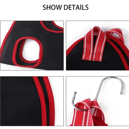ABKJ-Dog Cat Grooming Nail Cutting Hammock Anti Scratch Fixed Bag Bath Trimming Restraint Bag Pet Hanging Supplies