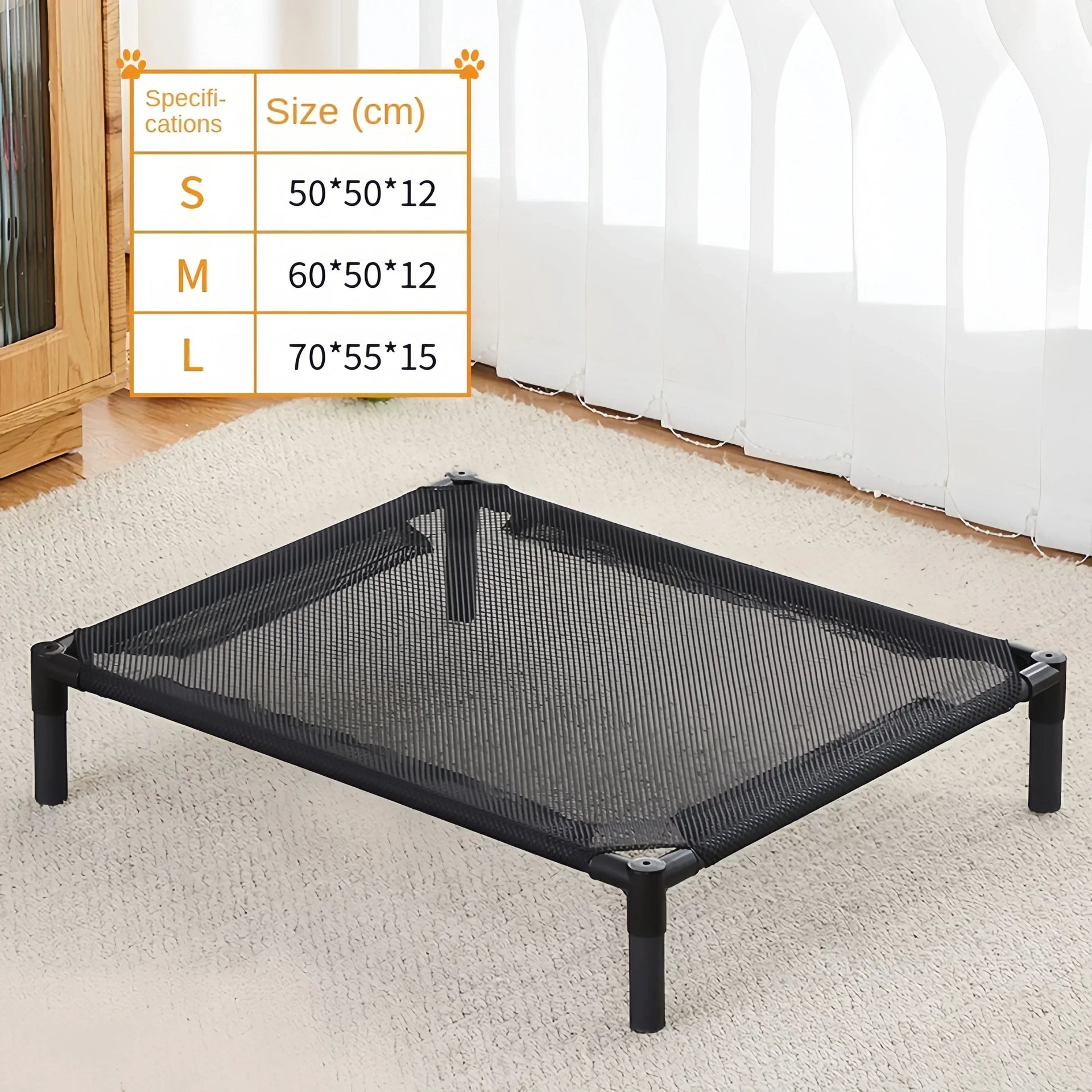 Pet Bed, Cat Dog Folding Camping Bed, Marching Bed, Portable, Detachable, Washable, All Season Cat Kennel, Puppy Bed Cat Bed