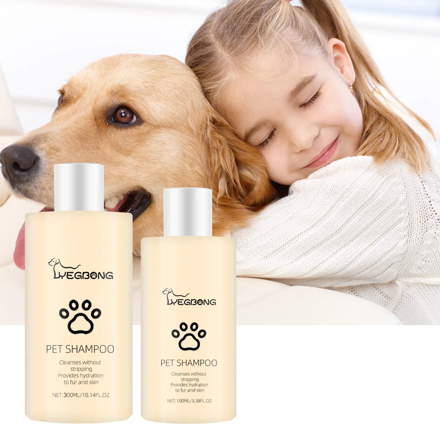 Pet Shampoo Dog Shampoo And Coat Wash For Hydrating Cleansing And Adding To Pet Hair-300ml