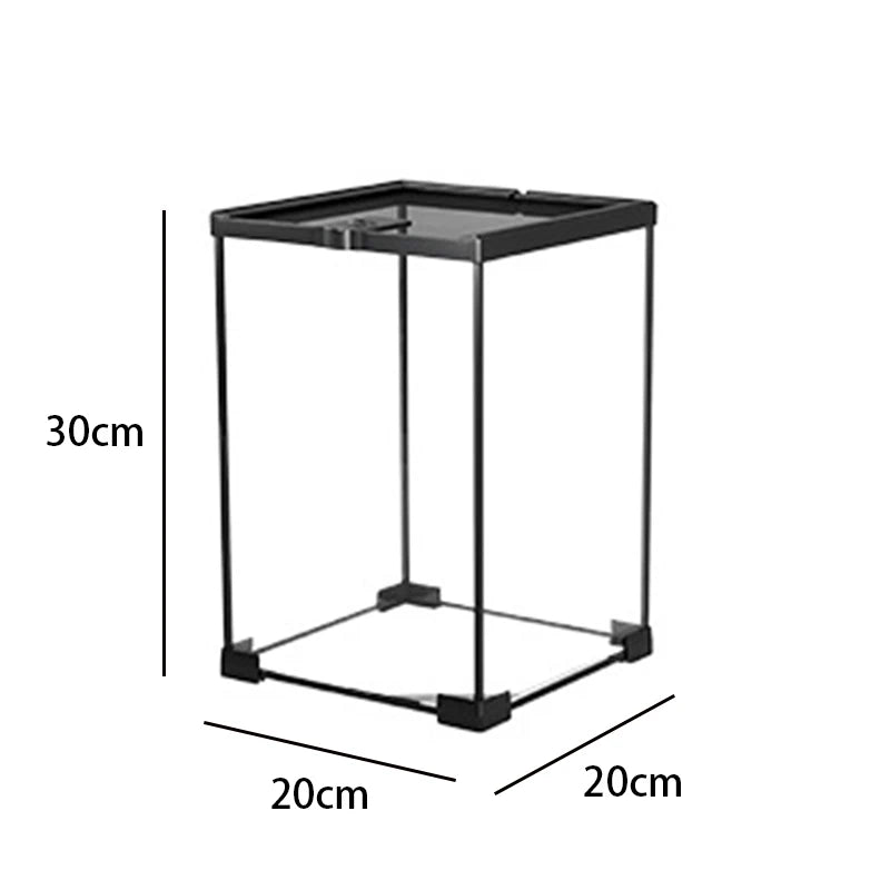 Reptile Terrariums Glass Landscaping Ecological Tank Amphibious Habitat Breeding Box Lizard Turtle Transparent Display Tanks