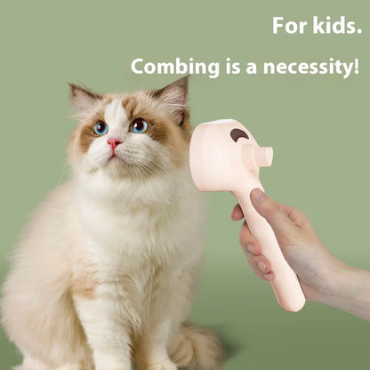 Dog Comb Pet Steam Massage Brush Safe Round Head Soft Teeth Spray Hair Removal Comb for Dog Universal for Cats Dogs Accessories
